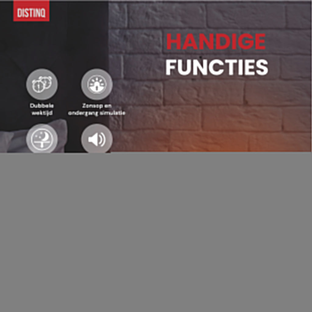 DistinQ Wake-Up Light White